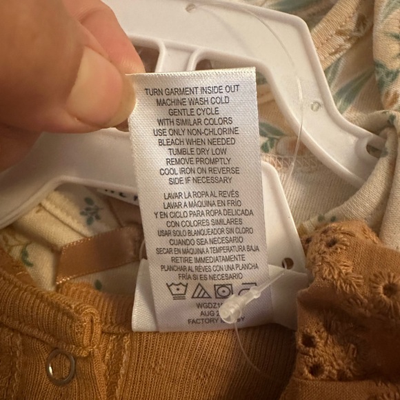 3-6 month Nicole Miller onesie 3pack - Picture 2 of 6